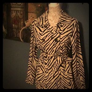 Zebra Print light weight stylish fitted jacket